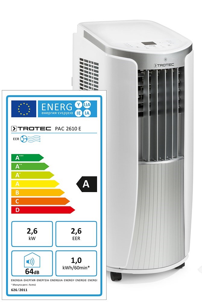 Trotec PAC 2610 E ������ ������������ 9.000Btu ���� -( 14 ������ ������ )-