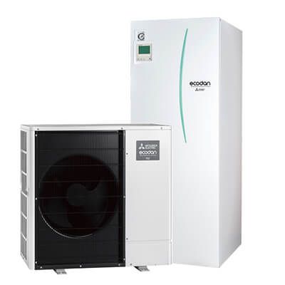 Mitsubishi Electric ECODAN SPLIT SUZ-SWM60VA + EHST20D-YM9D Hydrotank ������ ���������� R32 6kW �� ������ ��� 200 lit ���������� -( 14 ������ ������ )-