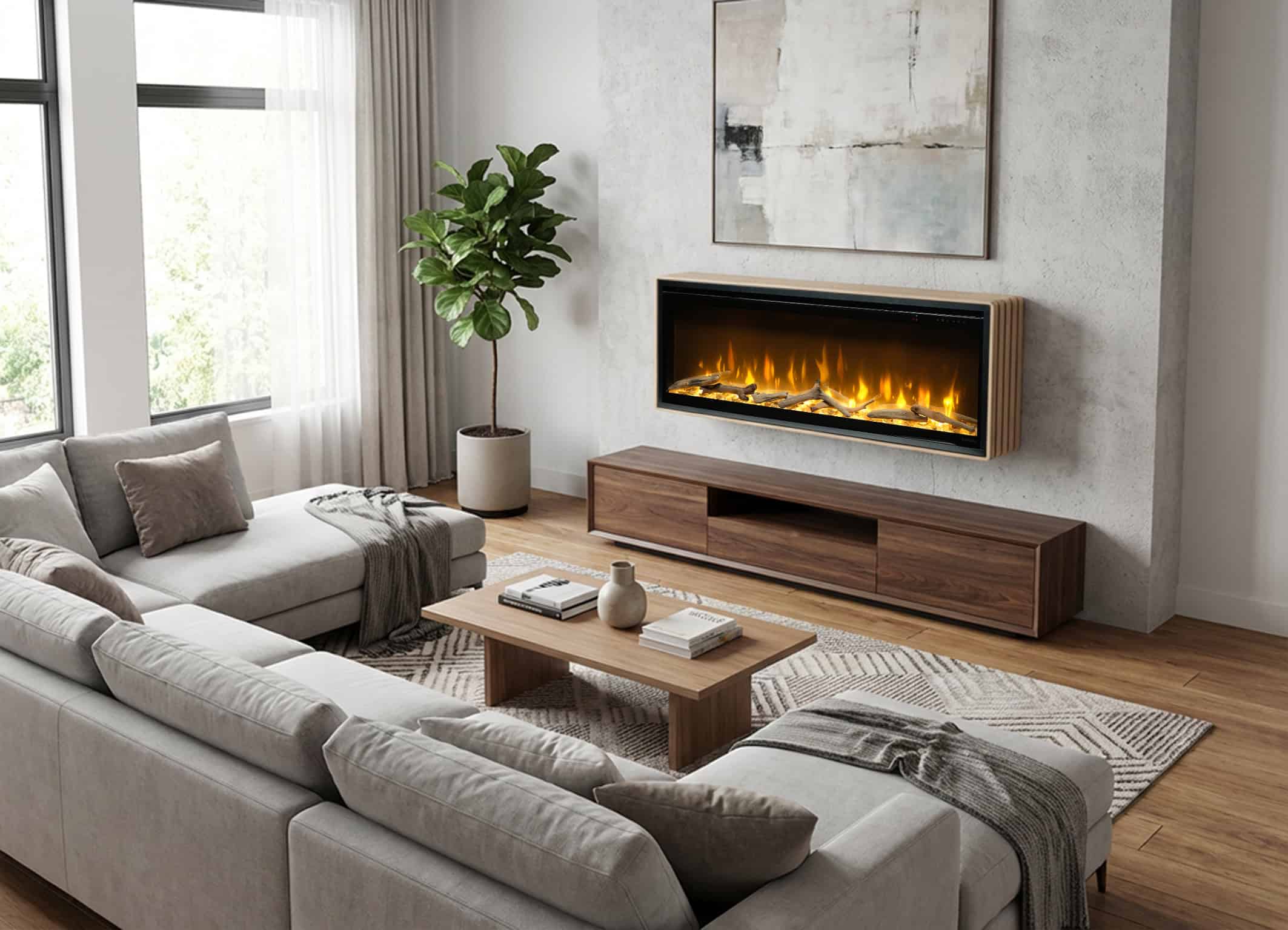 Dimplex Ignite Evolve 60 Rib Wall ��������� ����� ������ �� ������ �������� 159 × 17,4 × 44,2 cm -( 14 ������ ������ )-
